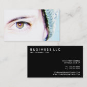 linkeroog visitekaartje (Voorkant / Achterkant)