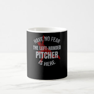 Linkerpitcher cadeau met links   Lefty Pitcher Bas Koffiemok