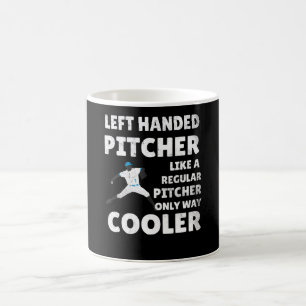 Linkerpitcher cadeau met links Lefty Pitcher Bas Koffiemok