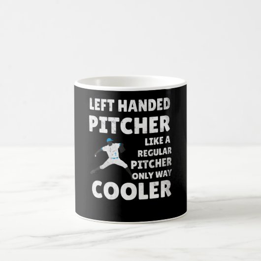 Linkerpitcher cadeau met links | Lefty Pitcher Bas Koffiemok (Center)