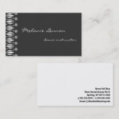 Linkerrand versiering visitekaartje (Voorkant / Achterkant)