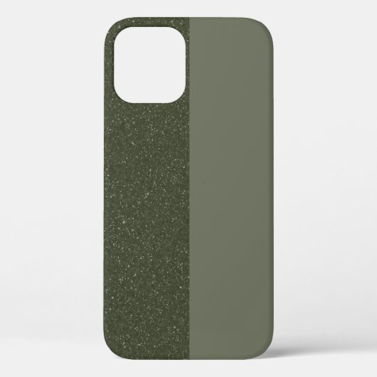 Linkerspikkel Moss Green Split iPhone 12 Pro Hoesj Case-Mate iPhone Case (Achterkant)