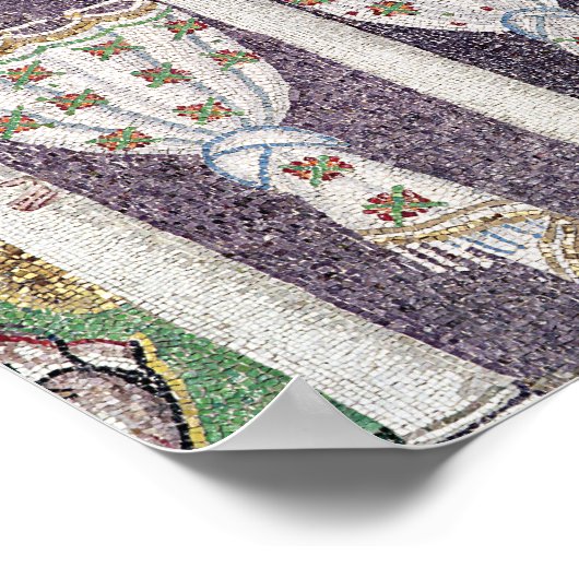 Linkervleugel van de Palazzo di Teodorico, 527-99 Poster (Hoek)