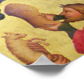 Linkervleugel van het hoge altaar van St. Peter's Poster (Hoek)