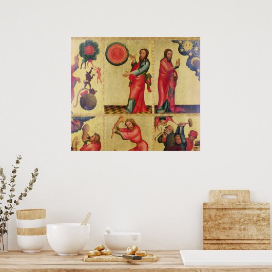 Linkervleugel van het hoge altaar van St. Peter's Poster (Keuken)