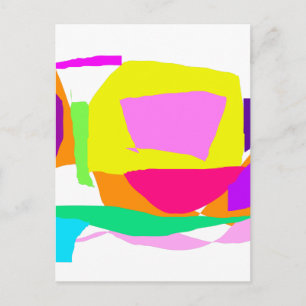 Linkervoetafdruk sneeuw in zomerrecept briefkaart