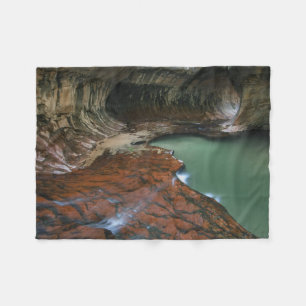 Linkervork   Nationaal Park Zion, Utah Fleece Deken