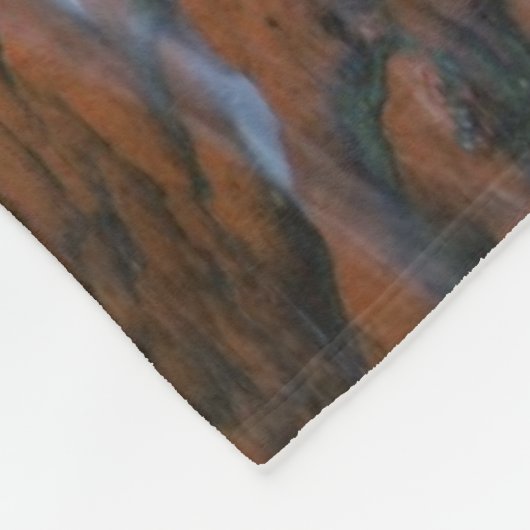 Linkervork | Nationaal Park Zion, Utah Fleece Deken (Hoek)