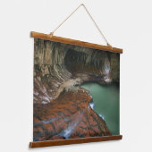 Linkervork | Nationaal Park Zion, Utah Hangend Wandkleed (Gebogen)