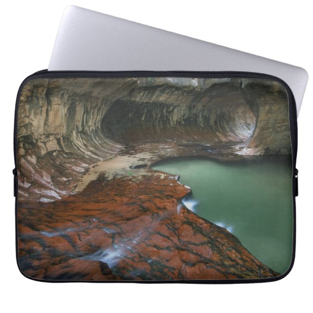 Linkervork | Nationaal Park Zion, Utah Laptop Sleeve (Voorkant)