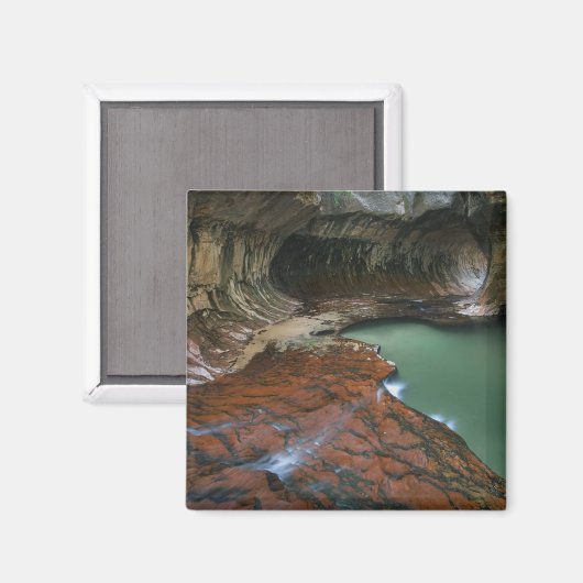 Linkervork | Nationaal Park Zion, Utah Magneet (Voorkant / Achterkant)