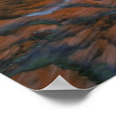 Linkervork | Nationaal Park Zion, Utah Poster (Hoek)