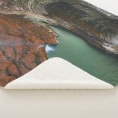 Linkervork | Nationaal Park Zion, Utah Sherpa Deken (3/4)