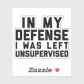 Linkervrij Funny Quote Sticker (Vel)