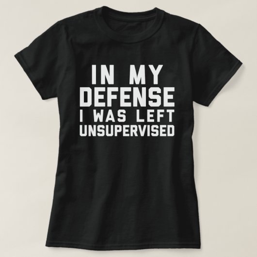 Linkervrij Funny Quote T-shirt (Design voorkant)