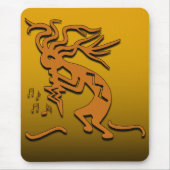 Linkerzijde Flute Play Kokopelli Musician Muismat (Voorkant)