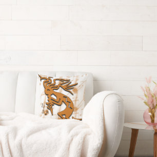 Linkerzijde Kokopelli Musician Kussen