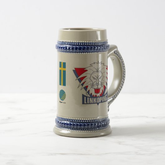 Linkoping Beer Stein Bierpul (Voorkant rechts)