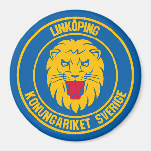 Linköping Round Emblem Magneet