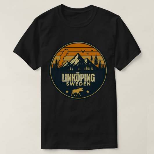 Linköping, Zweden Sverige T-shirt (Design voorkant)