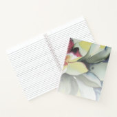 Links Abstract Botanische bladeren Notitieboek (Binnen)