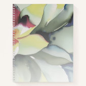 Links Abstract Botanische bladeren Notitieboek (Voorkant)