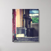Links achter canvas afdruk (Voorkant)