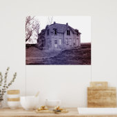 Links achter poster (Keuken)