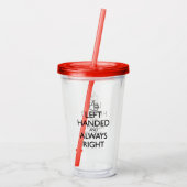 LINKS BEHANDELD EN ALTIJD JUIST ACRYLIC TUMBLER ACRYL DRINKBEKER (Achterkant)