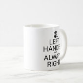 LINKS BEHANDELD EN ALTIJD JUIST, Mok Koffie (Voorkant rechts)