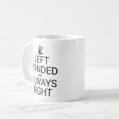 LINKS BEHANDELD EN ALTIJD JUIST, Mok Koffie (Voorkant links)