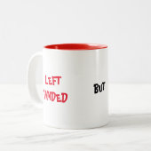 LINKS BEHANDELD MAAR ALTIJD RECHTS TWEEKLEURIGE KOFFIEMOK (Voorkant links)