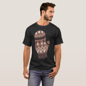 Links Bernie Sanders Mitten T-shirt (Voorkant volledig)