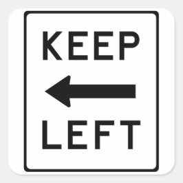 Links blijven: Democratische politieke Sticker