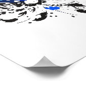 Links Brein vs Rechts Brein Creatief Kunstwerk Poster (Hoek)