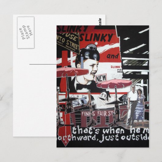 Links Briefkaart draaien (Voorkant / Achterkant)