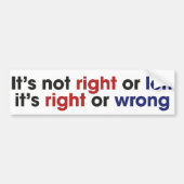 Links en rechts bumpersticker (Voorkant)