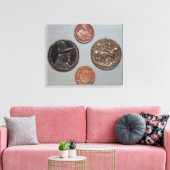 Links en rechts canvas afdruk (Insitu (Woonkamer))