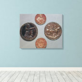 Links en rechts canvas afdruk (Insitu (Houten vloer))
