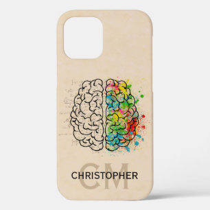 Links en rechts menselijk brein personaliseren Case-Mate iPhone case