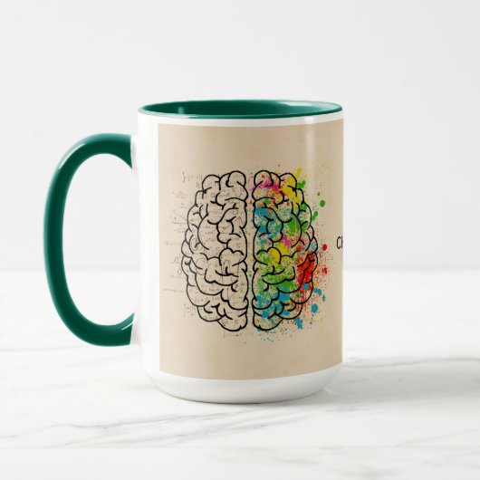 Links en rechts menselijk brein personaliseren Gro Mok (Links)