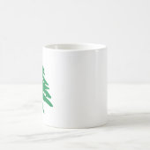 "Links" Groene Libanon Cedar Koffiemok (Center)