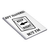 LINKS HANDED IS JUIST NOTITIEBOEK (Rechterzijde)