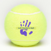 Links Hander's Tennisballen (Achterkant)