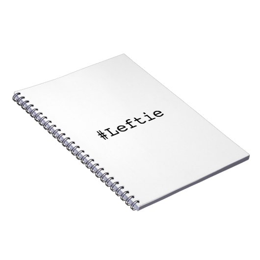 Links handgeschakeld notitieboek (Rechterzijde)