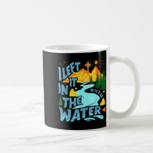 Links het in het water Christelijke Doop Gedoopt C Koffiemok