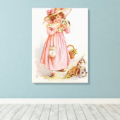 Links in Charge, 1920 Canvas Afdruk (Insitu (Houten vloer))