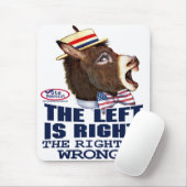 Links is de rechter Donkey Head Mousepad Muismat (Met muis)
