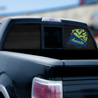 Links naar Cheerleading Achtervenster Cling Raamsticker