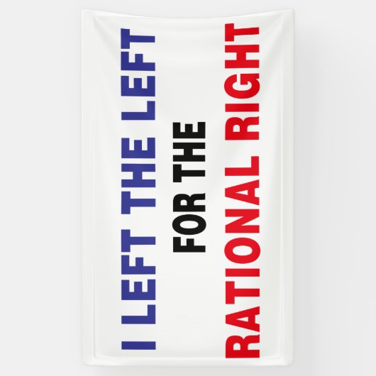 Links naar rechts spandoek (Verticaal)